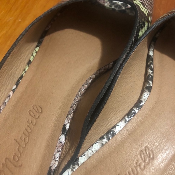 The Erica Peep-Toe Mule in Snake Embosse NEW IN BOX! - Picture 6 of 8